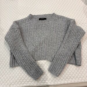 Cropped Knit Women's Sweater